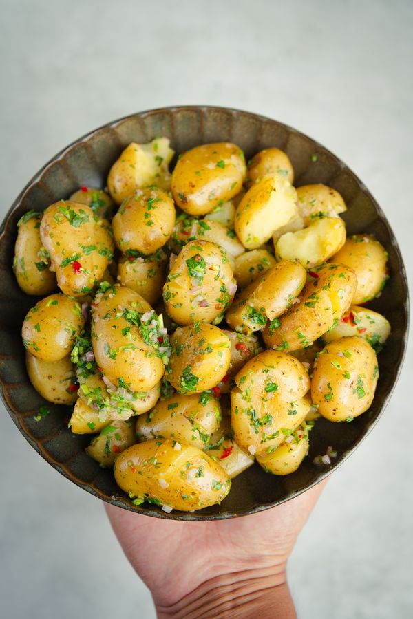 Aardappelsalade recept met chimichurri