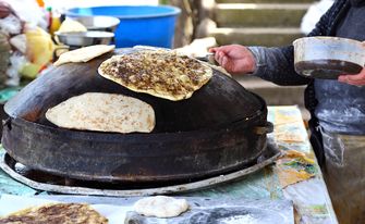 Libanees streetfood: Manoushe