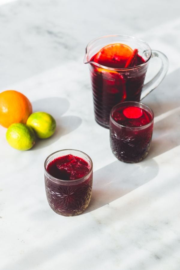 Zobo / Hibiscusthee / hibiscusdrank / ananasschillen gebruiken no waste
