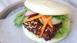 Bao buns met speklapjes