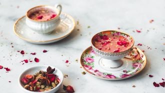 Kashmiri chai | noon chai | roze chai | valentijnsdrankje