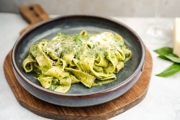 pappardelle recept met pesto van daslook