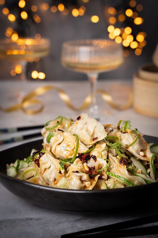 Loaded gyoza's voor oud en nieuw