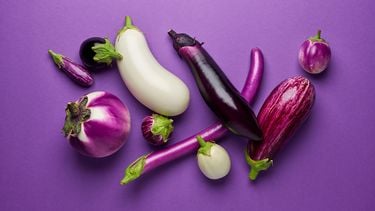 alle soorten aubergines