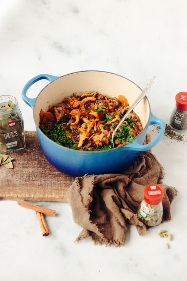 Paddenstoelen bourguingnon