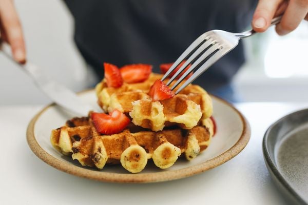 waffles as an example of waffles without a waffle iron