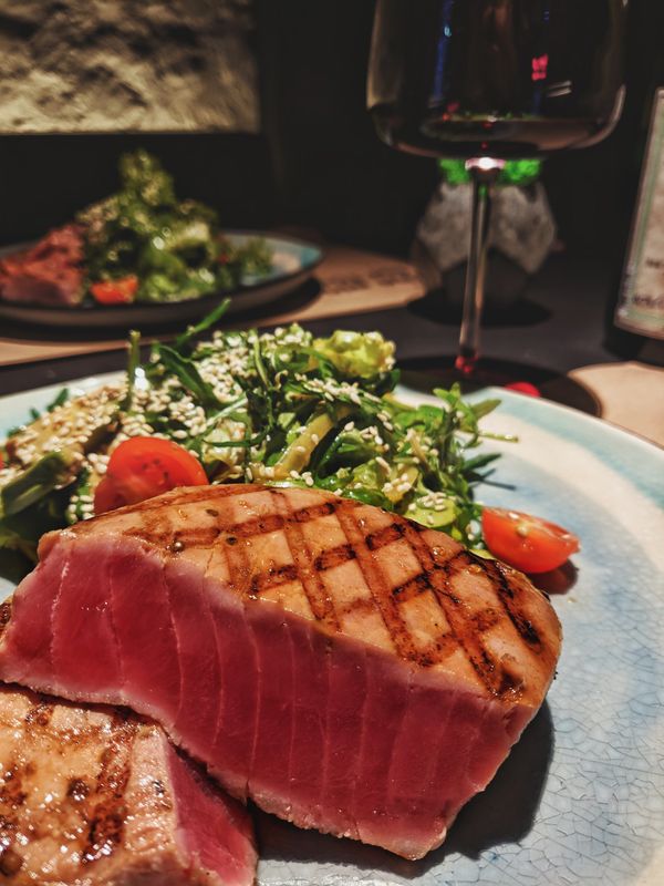 The perfect tuna steak