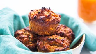 Afbeelding van gezonde zoete aardappelmuffins