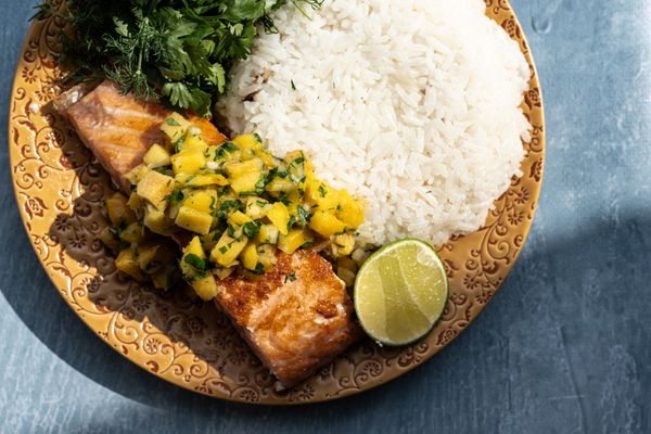 Zalm met salsa