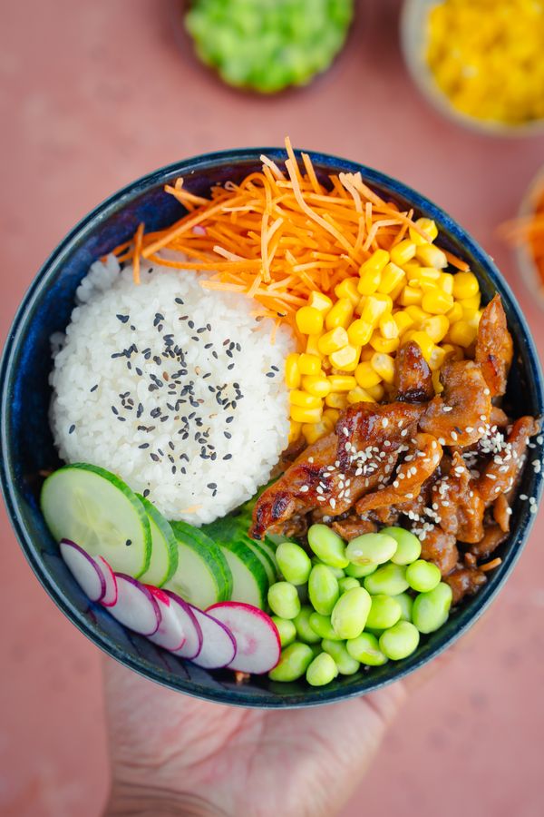 poke bowl met kip