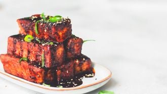 Sticky tofu sticks