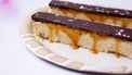 Twix / Millionaire shortbread recept met karamelsaus