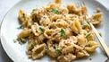 vegetarische pasta met bloemkool