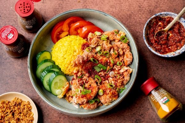 Ayam geprek: Indonesische crispy chicken / fried chicken