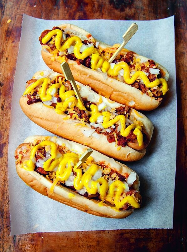 Amerikaans recept chili dogs