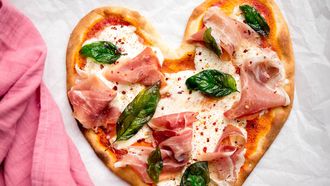 Pizza met burrata: valentijn recept