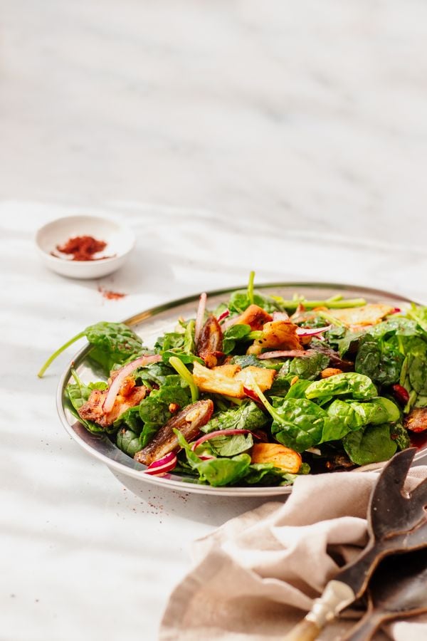 Salade met spinazie