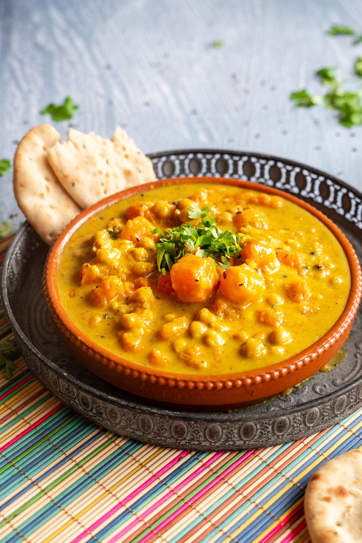 Vegetarische Indiase pompoencurry