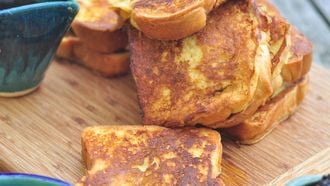 Wentelteefjes zonder melk maken