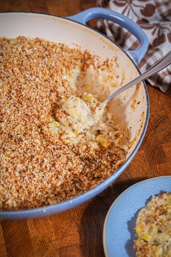 prei schotel / cheesy leeks