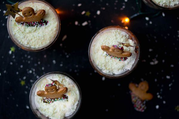 kerst trifle gingerbread