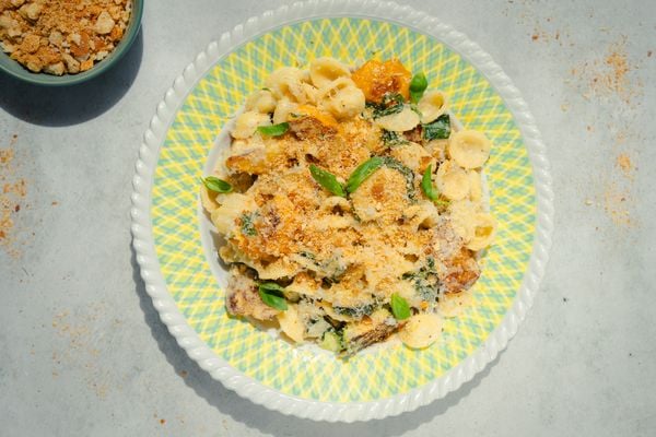 Zomerse orecchiette met courgette