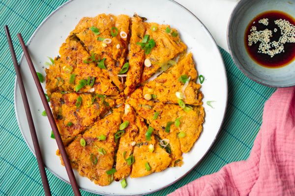 Kimchi pannenkoek