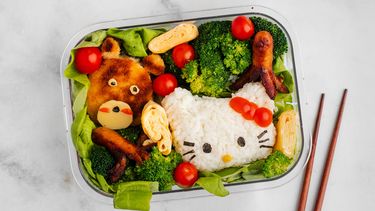 Culy's bento box met rijst
