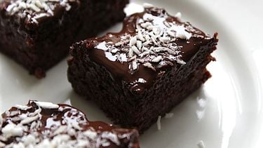 Afbeelding van gezonde glutenvrije brownies