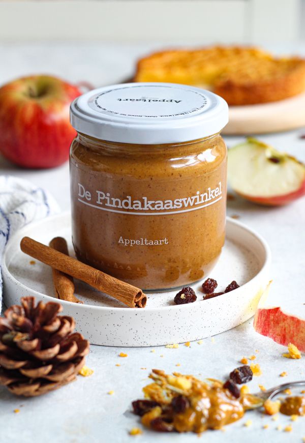 nieuwe smaak Pindakaaswinkel met appeltaart