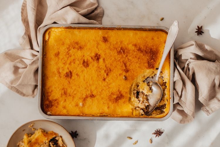 Bloemkoolschotel met gehakt | bloemkoolovenschotel met gehakt