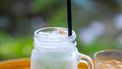 Lait à la menthe - Frans drankje van Melk met muntsiroop
