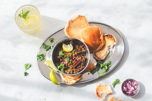 Keema pau | lamscurry | lamsgehakt curry