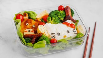 Culy's bento box met rijst