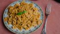 Pasta pesto tomaat