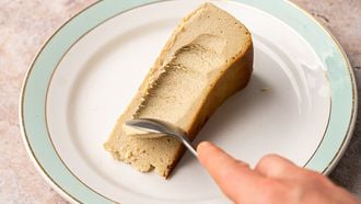 Baskische cheesecake pistache