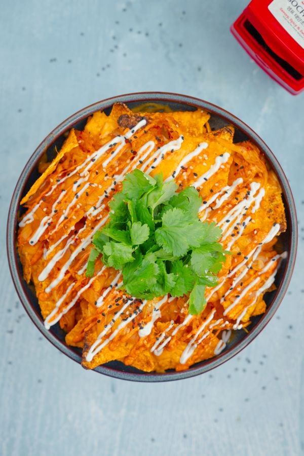 nacho's met kaas uit de oven