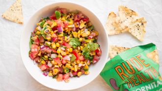 Salsa van gegrilde mais