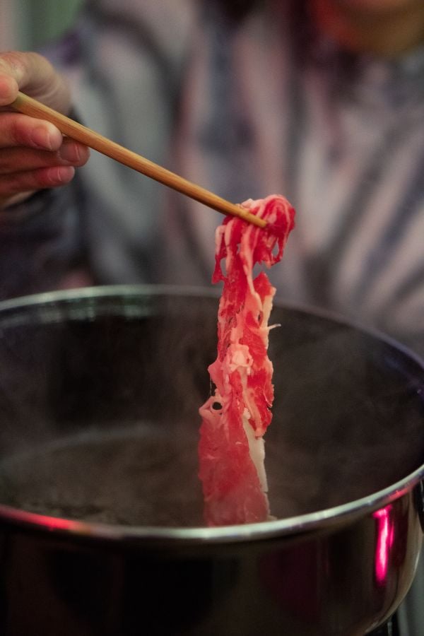 Japanse fondue met wagyu