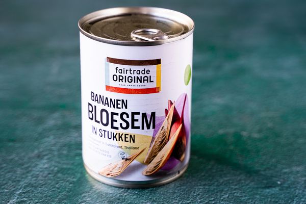 bananenbloesem als voorbeeld van vega(n) producten