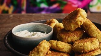Aloo tikki Indiase burgertjes