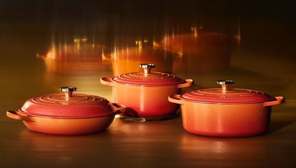 Le creuset nieuwe kleur oranje