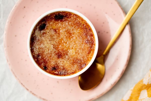 Crème brûlée met pompoen