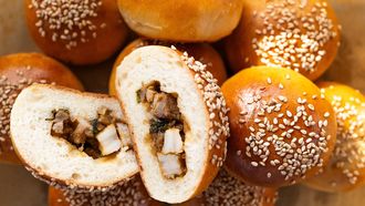 Chinese melkbroodjes met pork belly