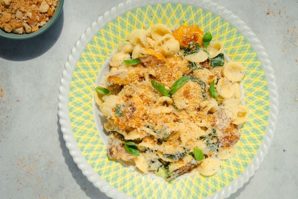 Orecchiette recept met courgette en basliciumv