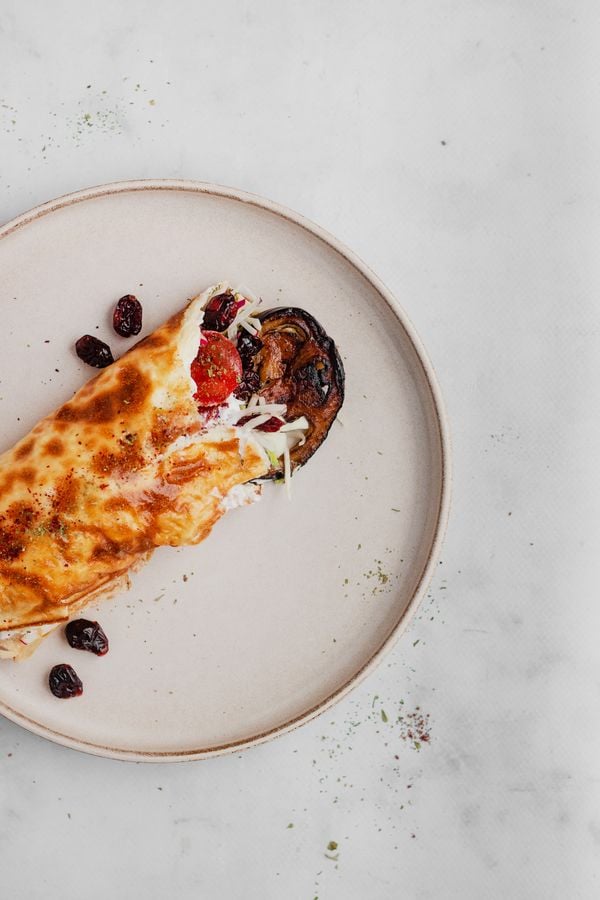 Cottage cheese wrap
