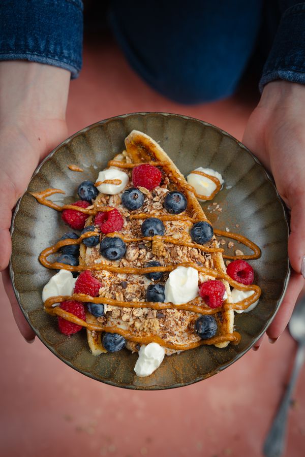 bananensplit yoghurt bowl