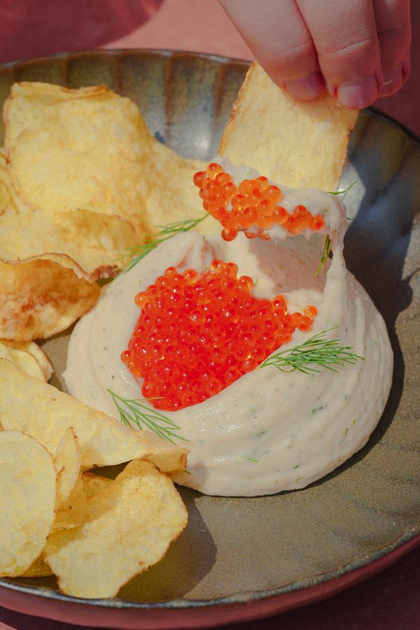 Taramasalata met labneh
