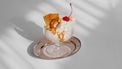 Sundae ijsje met karamel