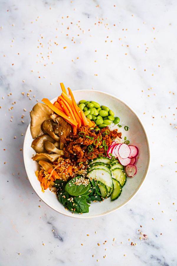 vegan bibimbap